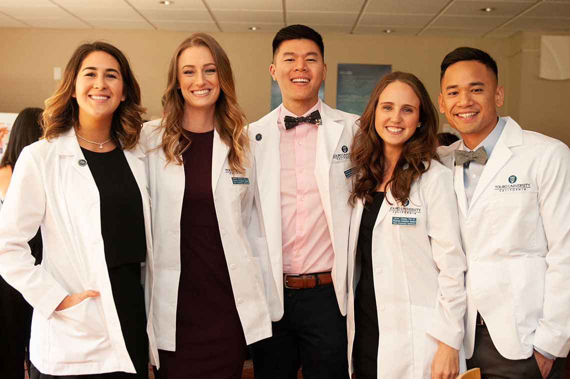 PA White Coat Students smile for the camera