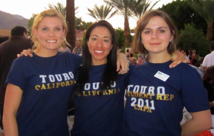 The Class of 2012 PA student pose for a group photo at Touro University.